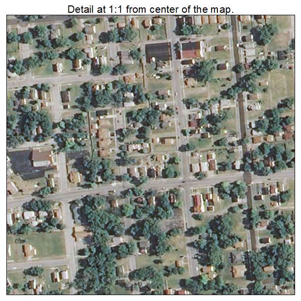 Phoenix, Illinois aerial imagery detail