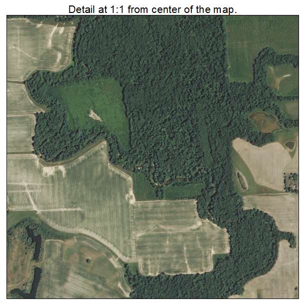 Pinckneyville, Illinois aerial imagery detail