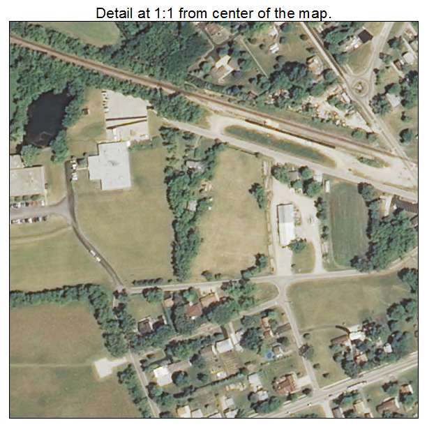 Pingree Grove, Illinois aerial imagery detail