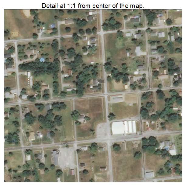 Pittsburg, Illinois aerial imagery detail