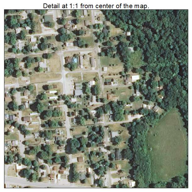Potomac, Illinois aerial imagery detail