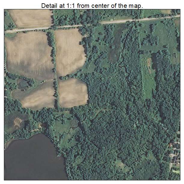Prairie Grove, Illinois aerial imagery detail