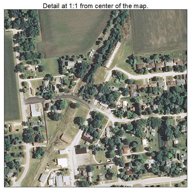Reddick, Illinois aerial imagery detail