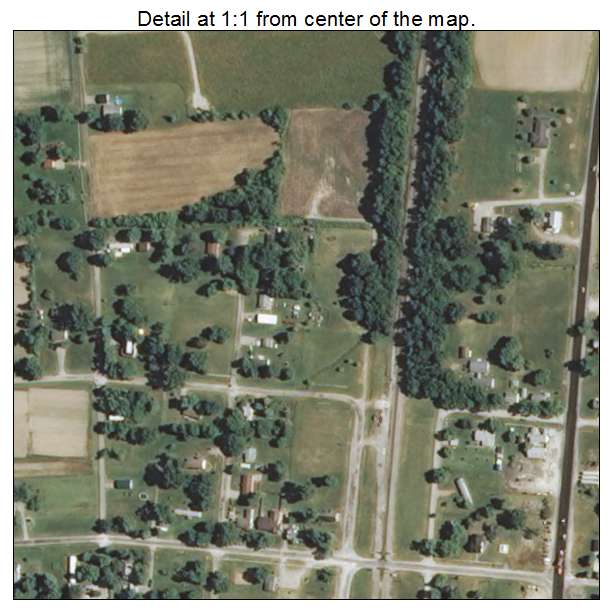 Richview, Illinois aerial imagery detail