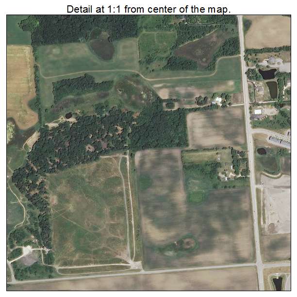 Round Lake Park, Illinois aerial imagery detail