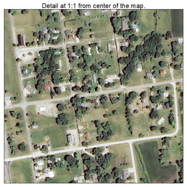 Rutland, Illinois aerial imagery detail