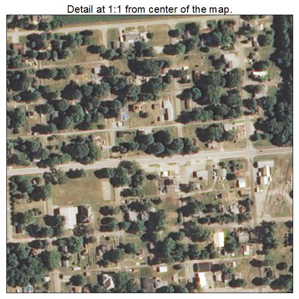 San Jose, Illinois aerial imagery detail