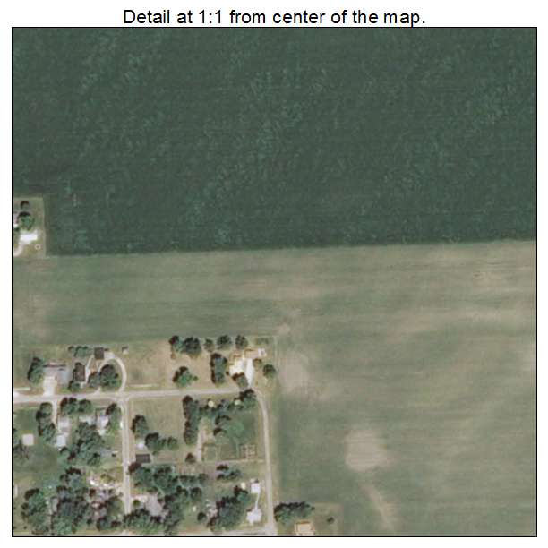 Sciota, Illinois aerial imagery detail