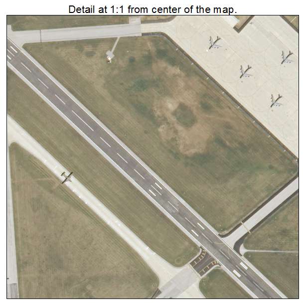 Scott AFB, Illinois aerial imagery detail
