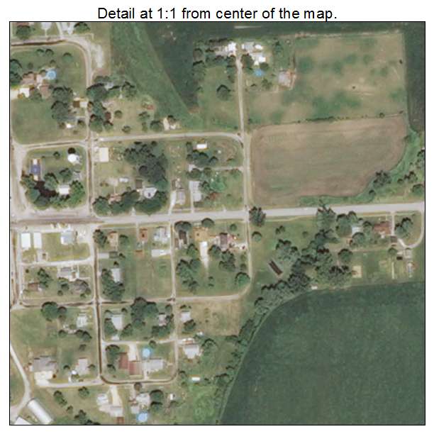 Seaton, Illinois aerial imagery detail