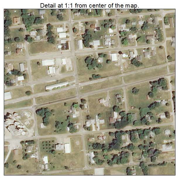 Secor, Illinois aerial imagery detail
