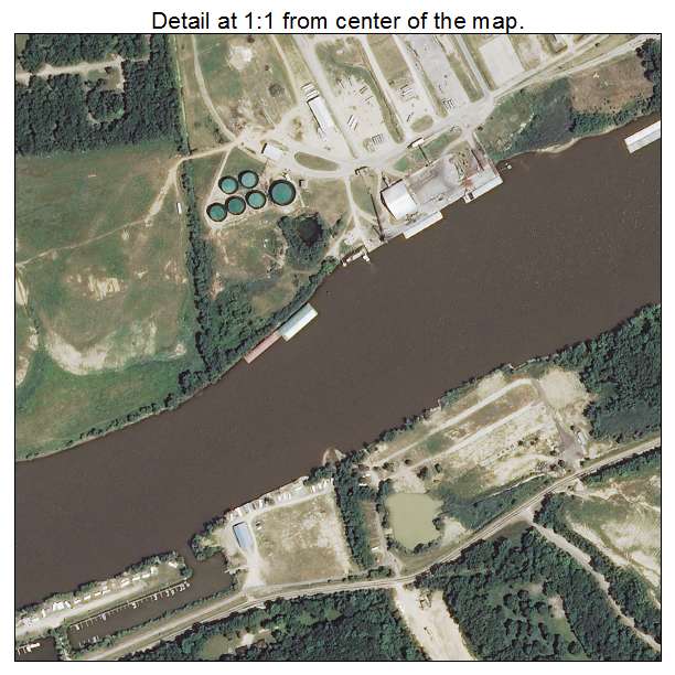 Seneca, Illinois aerial imagery detail