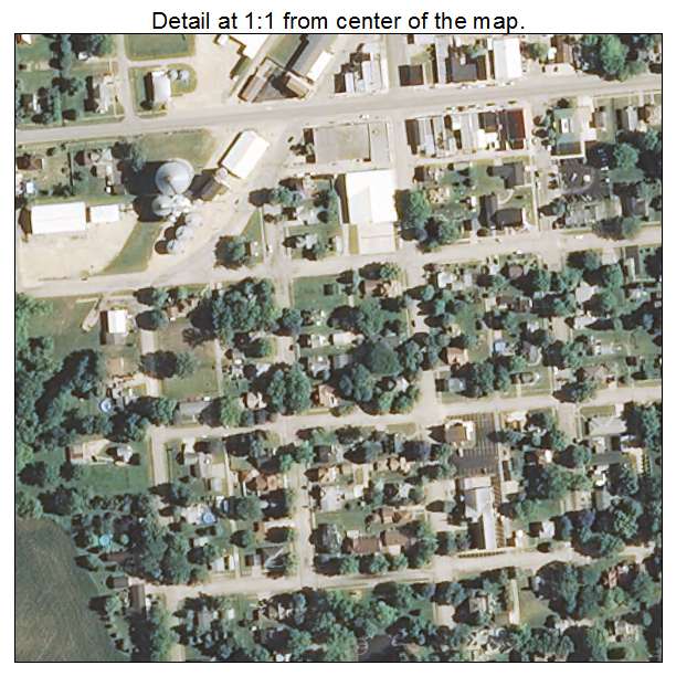 Shannon, Illinois aerial imagery detail