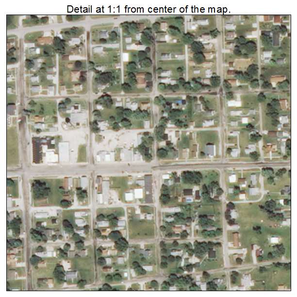 Sherrard, Illinois aerial imagery detail