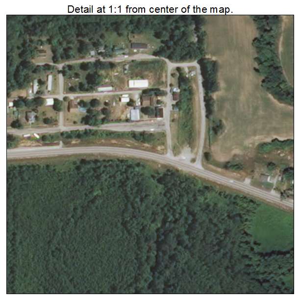 Simpson, Illinois aerial imagery detail