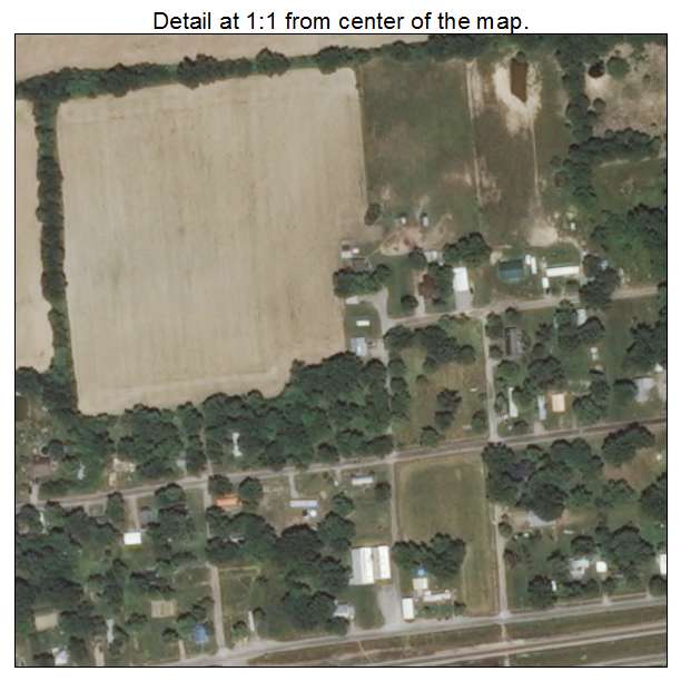 Sims, Illinois aerial imagery detail