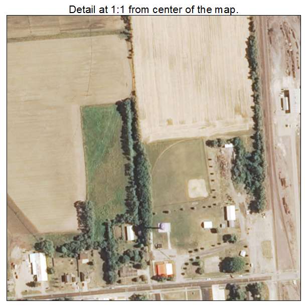 South Pekin, Illinois aerial imagery detail