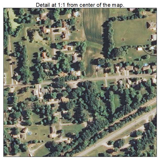Spaulding, Illinois aerial imagery detail