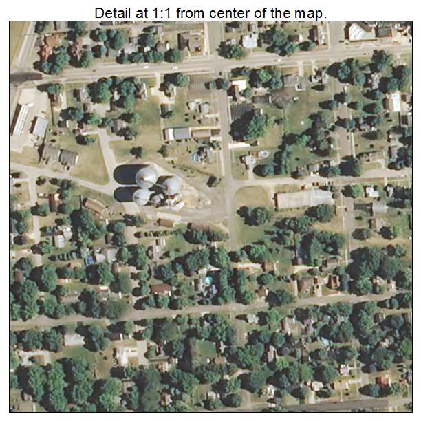 Stillman Valley, Illinois aerial imagery detail