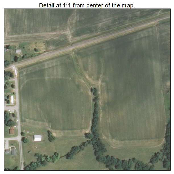 Summerfield, Illinois aerial imagery detail