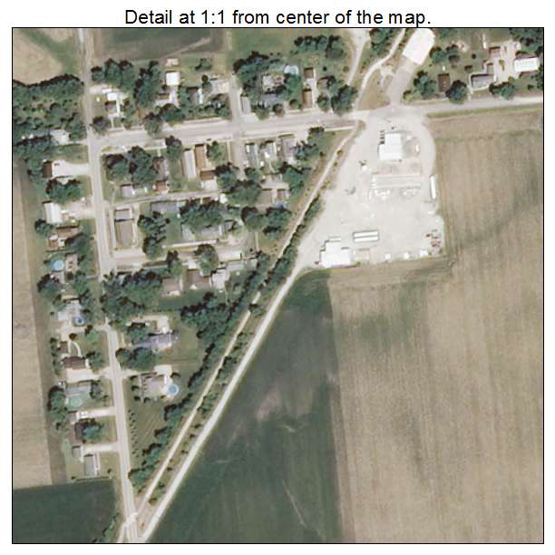 Symerton, Illinois aerial imagery detail
