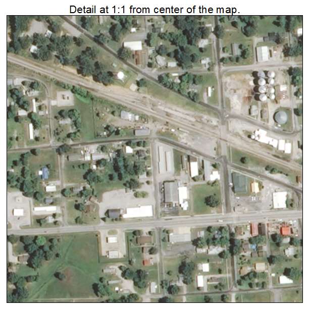 Tilden, Illinois aerial imagery detail