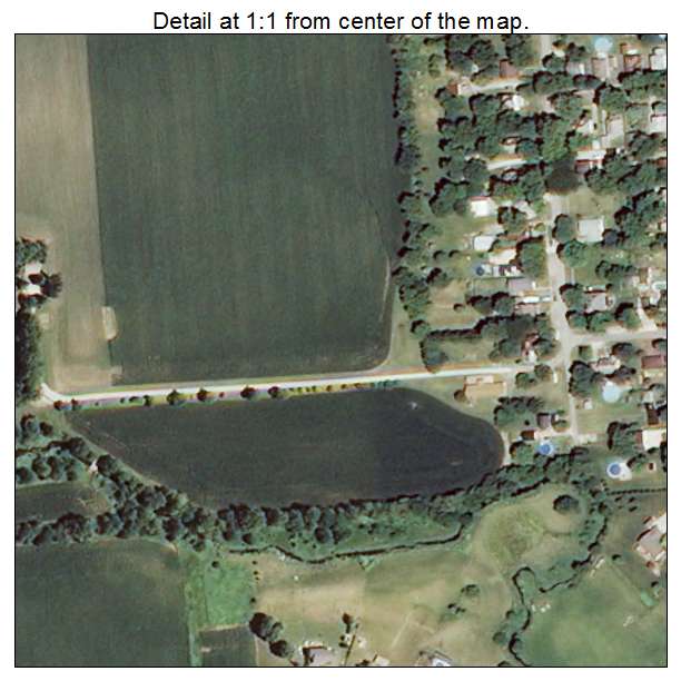 Tonica, Illinois aerial imagery detail