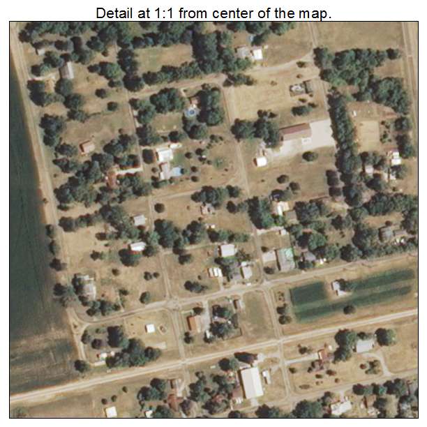 Topeka, Illinois aerial imagery detail