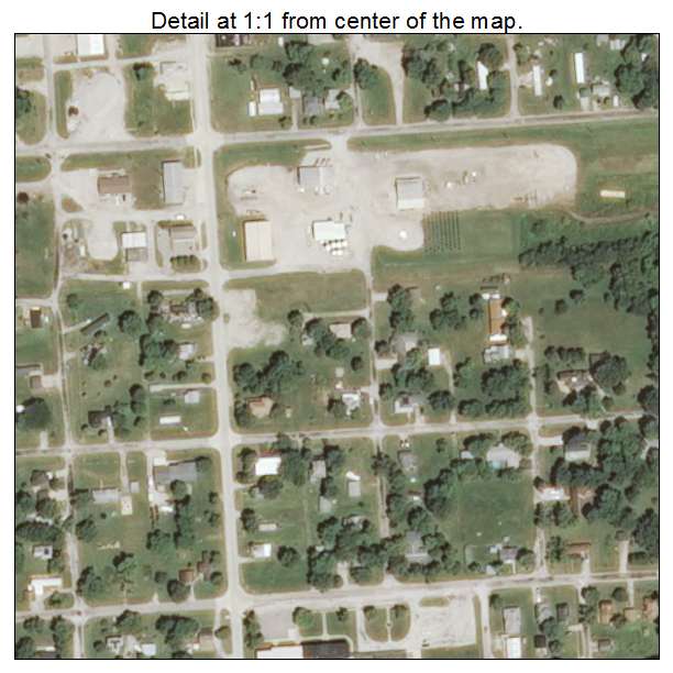 Tower Hill, Illinois aerial imagery detail