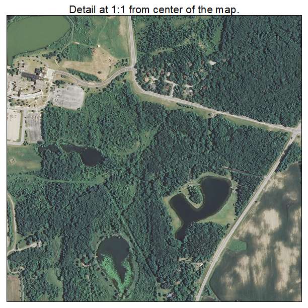 University Park, Illinois aerial imagery detail