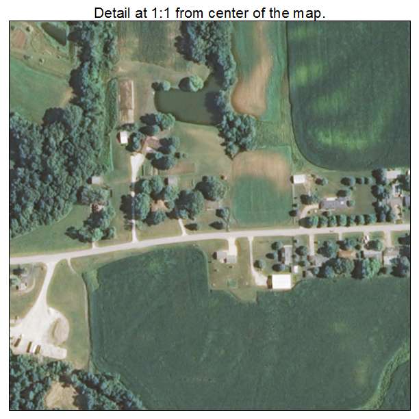 Ursa, Illinois aerial imagery detail