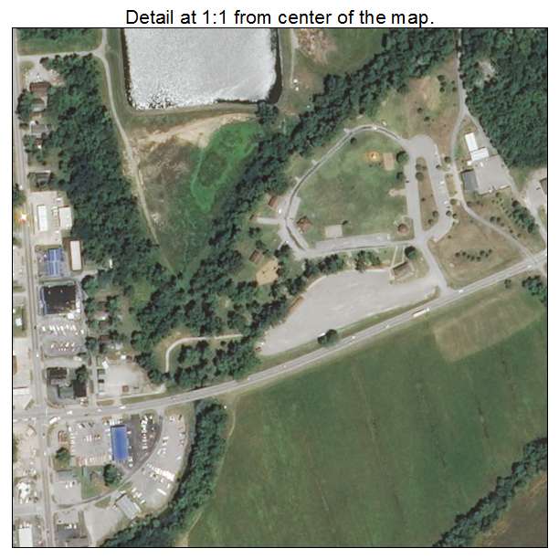 Vienna, Illinois aerial imagery detail