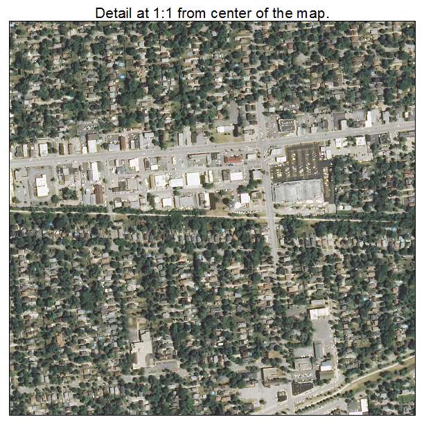 Villa Park, Illinois aerial imagery detail