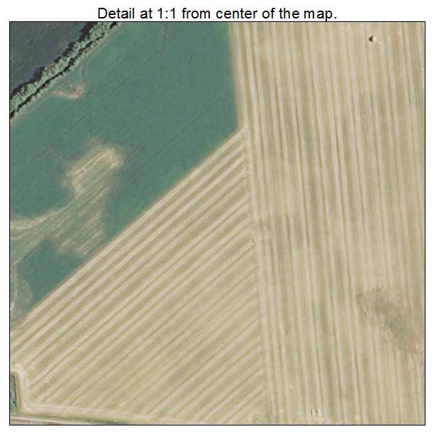 Virgil, Illinois aerial imagery detail