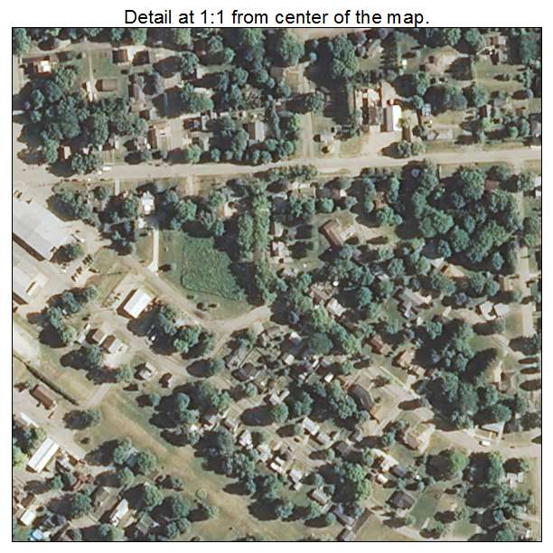Walnut, Illinois aerial imagery detail