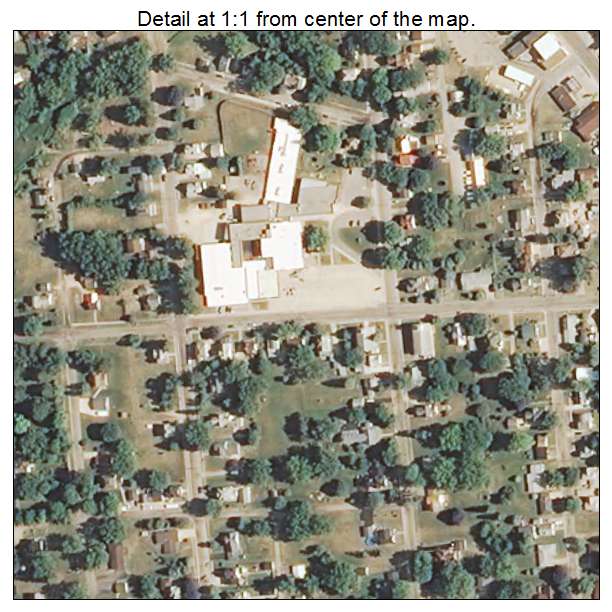 Warren, Illinois aerial imagery detail