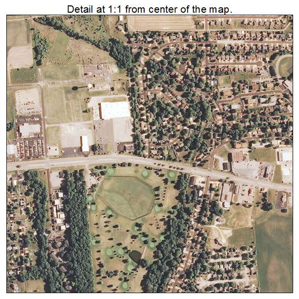 Washington, Illinois aerial imagery detail