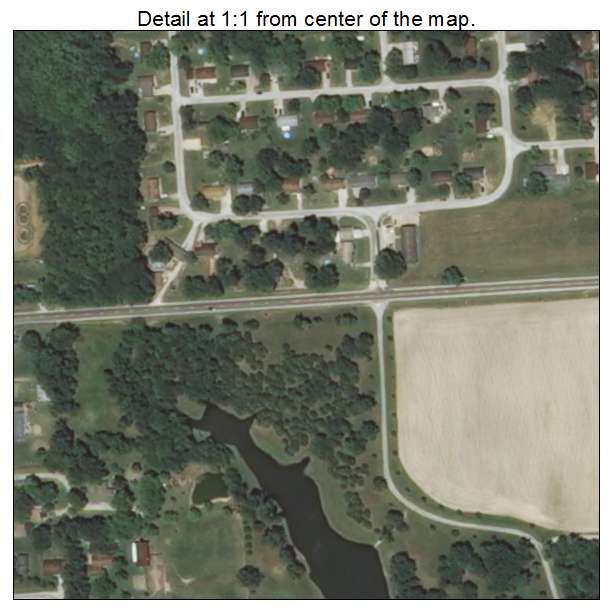 Watson, Illinois aerial imagery detail