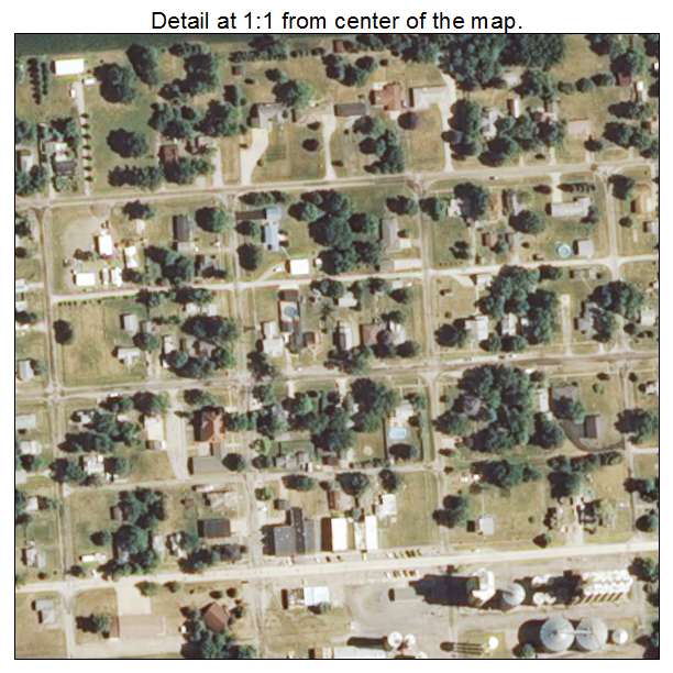 Weldon, Illinois aerial imagery detail