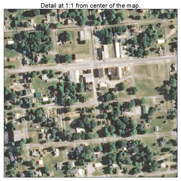 Westfield, Illinois aerial imagery detail