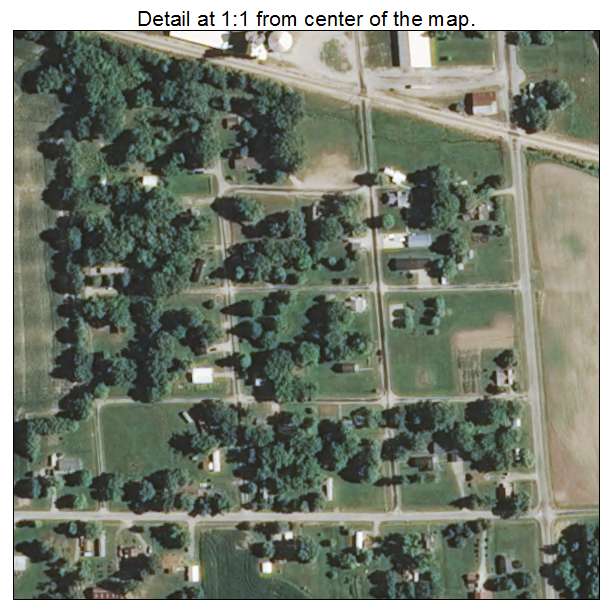 Wheeler, Illinois aerial imagery detail
