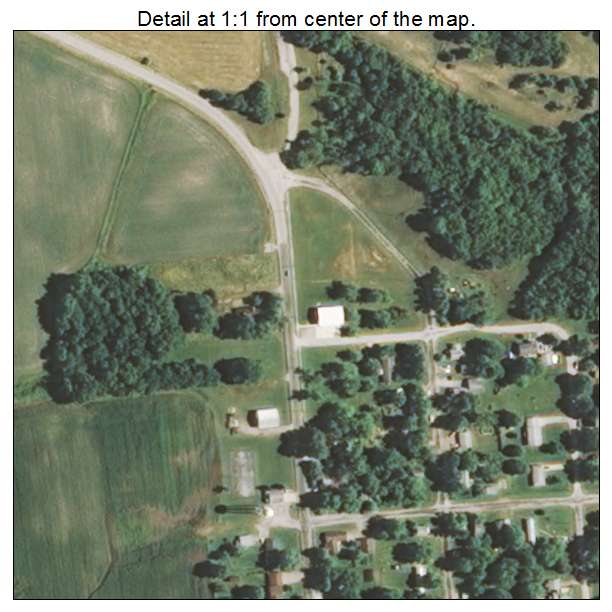 Williamson, Illinois aerial imagery detail