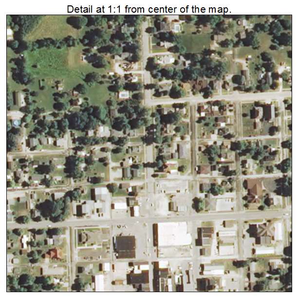 Winchester, Illinois aerial imagery detail