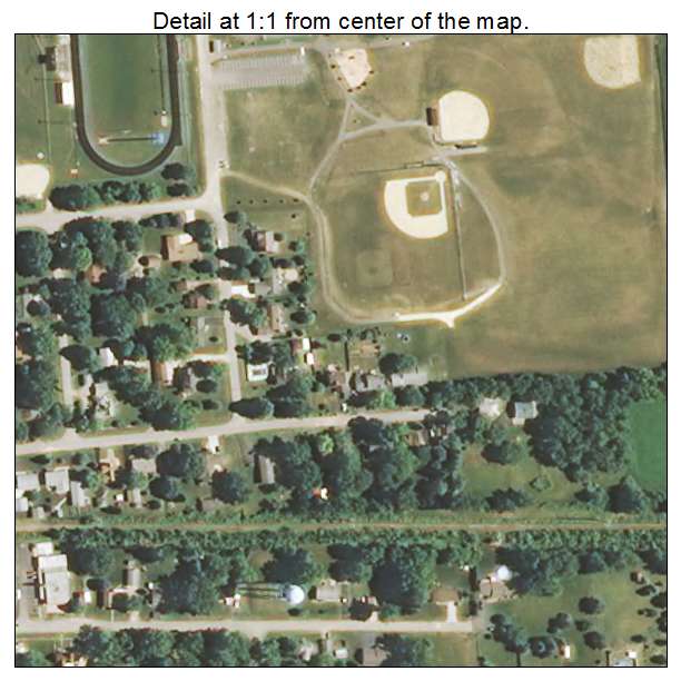 Winnebago, Illinois aerial imagery detail