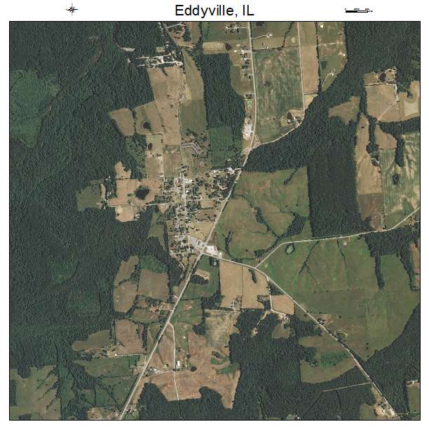 Eddyville, IL air photo map