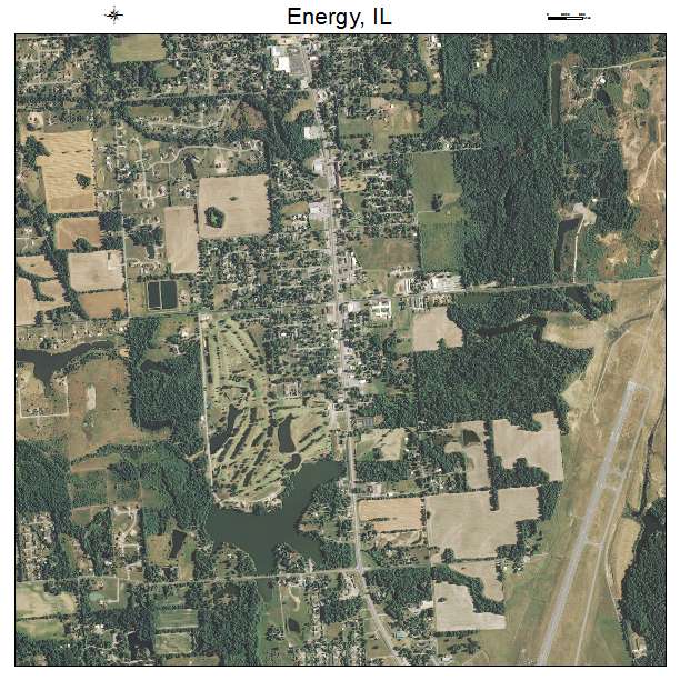 Energy, IL air photo map