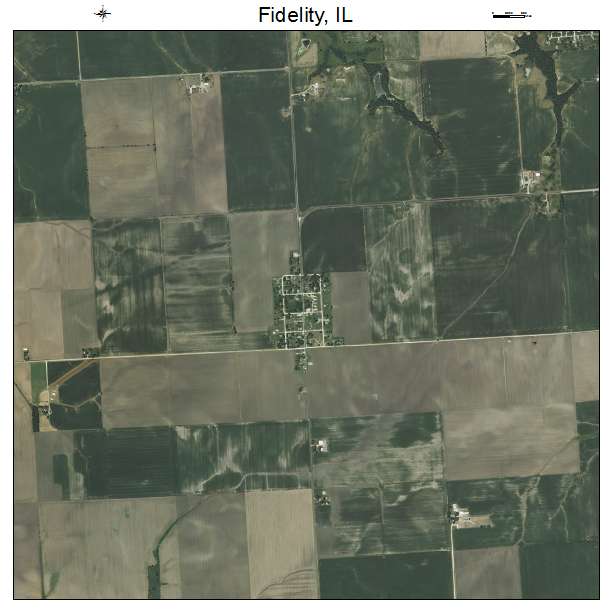 Fidelity, IL air photo map