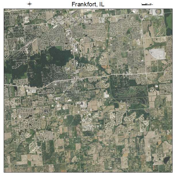 Frankfort, IL air photo map