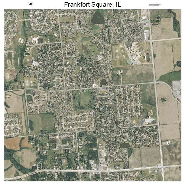 Frankfort Square, IL air photo map