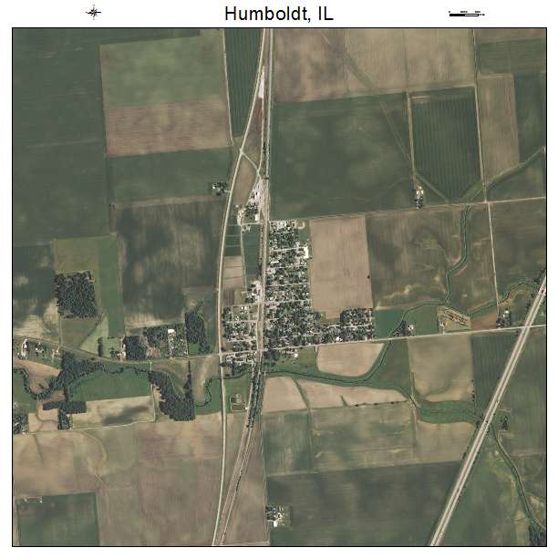 Humboldt, IL air photo map